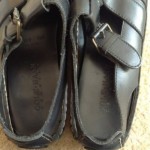 COLE HAAN Country Woven Strap Leather Sandal Casual Slip-On Shoes Black Size 13