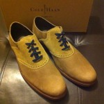 Nib Cole Haan Drake Saddle Shoe Mens Size 13 Dusty Brown/Milkshake