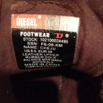 Men’s Diesel Fashion Sneakers Size US 8.5 UR 41 Suede Leather Uppers Brown tones