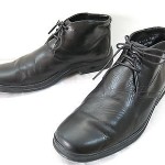 Mens 10 COLE HAAN Ankle Boot Lace Up Italy Black Leather Desert Chukka Nike Air