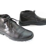 Mens 10 COLE HAAN Ankle Boot Lace Up Italy Black Leather Desert Chukka Nike Air