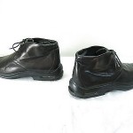 Mens 10 COLE HAAN Ankle Boot Lace Up Italy Black Leather Desert Chukka Nike Air