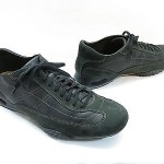 Mens 10.5 COLE HAAN Sneakers Casual Black Leather Oxford Lace Up Nike Air Shoes