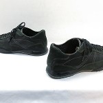 Mens 10.5 COLE HAAN Sneakers Casual Black Leather Oxford Lace Up Nike Air Shoes
