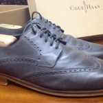 Cole Haan Shoes, Wingtip, Size 12 D Medium, Charcoal Grey, Leather