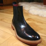 Cole Haan British Made Black Leather Ankle Boots Mens 10.5 NWT