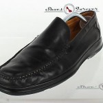 Mens COLE HAAN black leather loafers shoes sz. 10.5 M