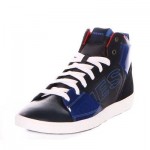 $195 – DIESEL Men’s BRANDSTER G-TOP Y00667 TRAINERS SHOES Blue/Red SIZE: 11