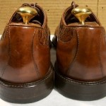 BRAGANO COLE HAAN SADDLE TAN ITALIAN WEAVE LEATHER TOP & LEATHER OXFORDS 9.5M