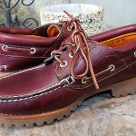 Timberland Heritage 3 eye Classic Lug Oxford Shoes Burgundy Mens 8 W 50009