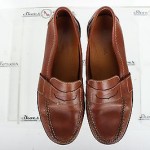 Mens COLE HAAN casual brown leather loafers shoes sz. 11 M