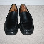 COLE HAAN NIKE AIR BLACK LEATHER SHOES LOAFERS MENS SIZE 10.5