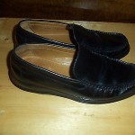 COLE HAAN NIKE AIR PENNY LOAFERS MENS SHOES FLATS BLACK LEATHER 7 M EUC