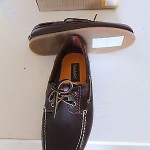 TIMBERLAND MEN NEW HAND SEWN CLASSIC 2 EYE BROWN BOAT SHOE 25077