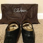 COLE HAAN MEN’S BLACK HOWLAND BIT II DRIVING MOCASSIN SZ 9