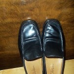 COLE HAAN NIKE AIR PENNY LOAFERS MENS SHOES FLATS BLACK LEATHER 7 M EUC