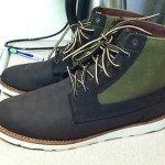 Vans Mens BRETON VIBRAM Wax Canvas/Leather Boot SZ 9.5 OTW VAULT OUTDOOR WALL