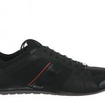 Hugo Boss Red Men’s Thanso Sneakers In Black (50255589-001) MSRP:$255