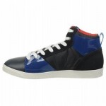 $195 – DIESEL Men’s BRANDSTER G-TOP Y00667 TRAINERS SHOES Blue/Red SIZE: 11