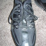 Mens 12 COLE HAAN Sneakers Casual Black Leather Oxford Lace Up Nike Air Shoes
