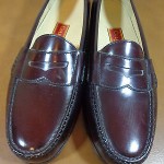 COLE HAAN CORDOVAN MEN SHOES SZ 10 D LEATHER PINCH LOAFERS BROWN