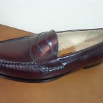 COLE HAAN CORDOVAN MEN SHOES SZ 10 D LEATHER PINCH LOAFERS BROWN