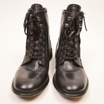 LIGHTLY WORN DIESEL MILIBOOT THEMIL CHELSEA CHUKKA BOOT BLACK LEATHER EU42 US9
