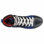 $195 – DIESEL Men’s BRANDSTER G-TOP Y00667 TRAINERS SHOES Blue/Red SIZE: 11