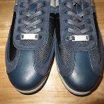HUGO BOSS  Green Label Streametal Leather/Canvas SHOES SNEAKERS Size 10 US