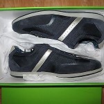 HUGO BOSS  Green Label Streametal Leather/Canvas SHOES SNEAKERS Size 10 US