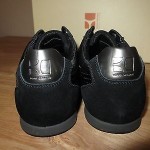 NEW  HUGO BOSS Orange Label Silvans Black Sneakers Size 9 US