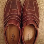 Mens Cole Haan Size 9.5 m Leather G Series Nike Air Soles Slip on Shoes 9 1/2