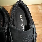 HUGO BOSS ORANGE  Label Silvans Leather SHOES SNEAKERS Size 11 US