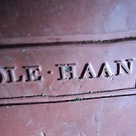 COLE HAAN VINTAGE BROWN BEIGE SADDLE OXFORD SHOES RED SOLES MENS SIZE 10 D