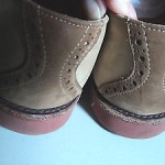 COLE HAAN VINTAGE BROWN BEIGE SADDLE OXFORD SHOES RED SOLES MENS SIZE 10 D