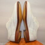 COLE HAAN Carter Wing Tip White Oxfords Men Casual Shoes Size 8.5 NWOB / NWD
