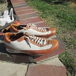 Cole Haan fashionable sneakers. Nike Air sole. Size 10 -preowned