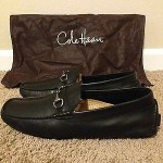 COLE HAAN MEN’S BLACK HOWLAND BIT II DRIVING MOCASSIN SZ 9