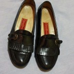 Cole Haan Men’s Black Leather Loafer Pinch Buckle Size 10