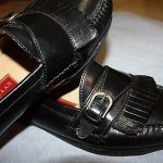 Cole Haan Men’s Black Leather Loafer Pinch Buckle Size 10
