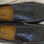 PERFECT $198 Cole Haan Nike Air Modern Loafer 12 Leather Driving Sneaker -BLACK