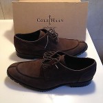 Cole Haan Mens Air Winslow 10.5 NIB Dark Brown Nubuck Waterproof Nike Air