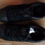 DIESEL men size 13 black leather fashionable sneakers shoes model LOOP