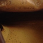 Cole Haan Loafers Slip on US 8B Brazil Leather Brown Mens Shoes