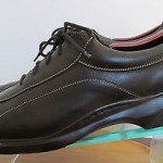 Mens 12 M black leather Cole Haan Nike Air lace tie oxford walking casual shoes