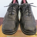 Mens 12 M black leather Cole Haan Nike Air lace tie oxford walking casual shoes