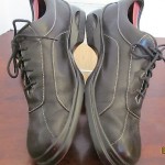 Mens 12 M black leather Cole Haan Nike Air lace tie oxford walking casual shoes