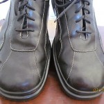 Mens 12 M black leather Cole Haan Nike Air lace tie oxford walking casual shoes