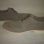 TIMBERLAND EARTHKEEPERS STORMBUCK LITE BROGUE OXFORDS SZ 10.5 GRAY SUEDE 5829R