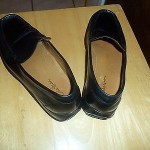 COLE HAAN NIKE AIR PENNY LOAFERS MENS SHOES FLATS BLACK LEATHER 7 M EUC